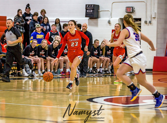 Centennial vs Robbinsdale Armstrong Girls Varsity Basketball 044