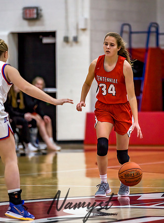 Centennial vs Robbinsdale Armstrong Girls Varsity Basketball 047