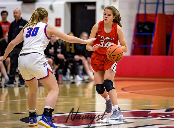 Centennial vs Robbinsdale Armstrong Girls Varsity Basketball 049