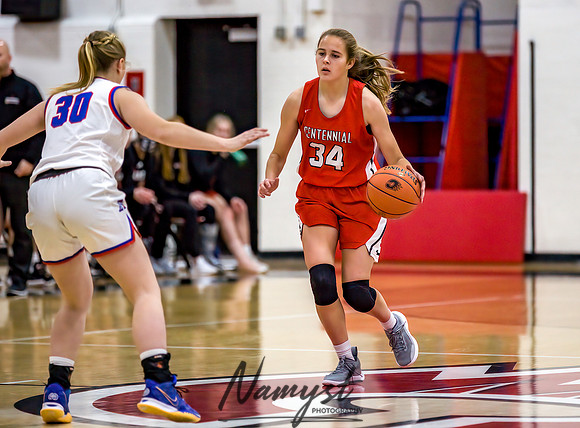 Centennial vs Robbinsdale Armstrong Girls Varsity Basketball 048