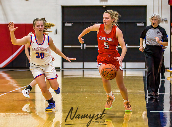 Centennial vs Robbinsdale Armstrong Girls Varsity Basketball 142