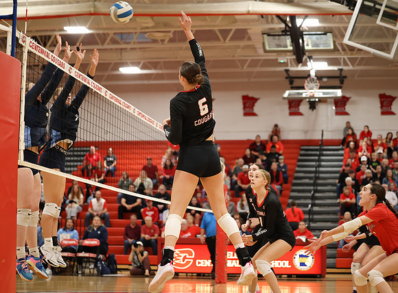 Centennial vs Blaine Girls Varsity Volleyball 22