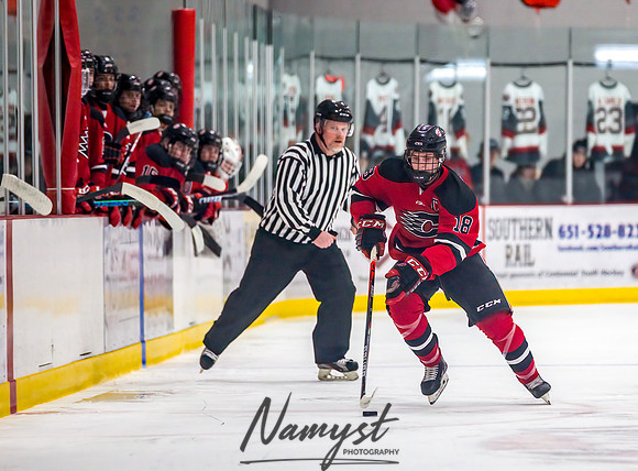 Centennial vs Blaine Varsity Hockey 097