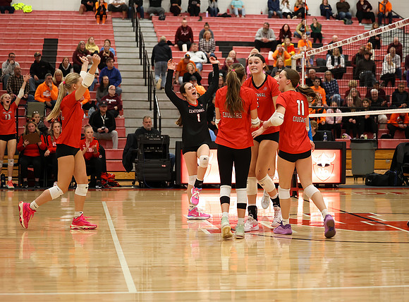 Centennial vs Anoka Girls Varsity Volleyball 295