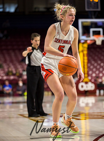 Centennial vs STMA Girls Basketball - State Tournament 242