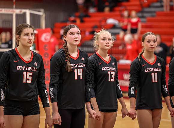 Centennial vs Mounds View Girls Varsity Volleyball 2