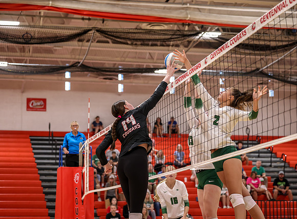 Centennial vs Mounds View Girls Varsity Volleyball 22