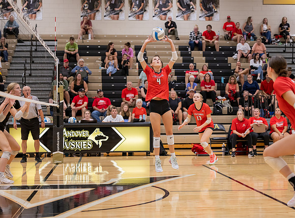 Centennial vs Andover Girls Varsity Volleyball 48