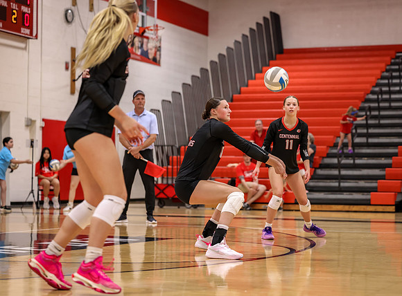 Centennial vs Mounds View Girls Varsity Volleyball 36