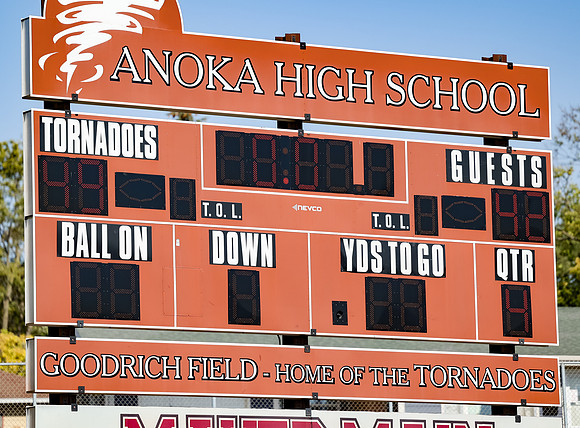 Centennial vs Anoka JV Football 1418