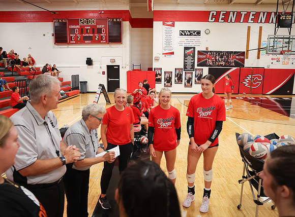 Centennial vs Osseo Girls Varsity Volleyball 3