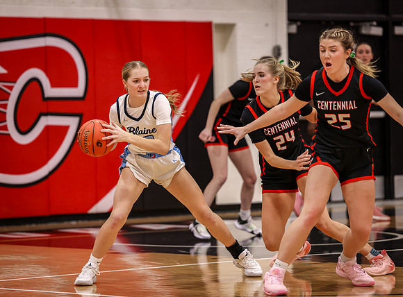 Centennial vs Blaine Girls Varsity Basketball 288