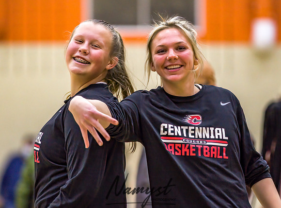 Centennial vs Osseo Girls Varsity Basketball 011