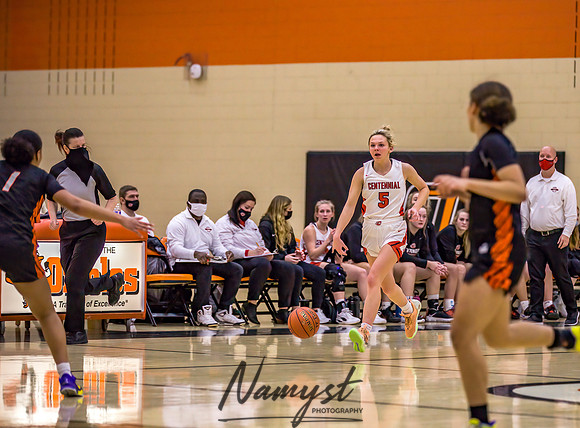 Centennial vs Osseo Girls Varsity Basketball 040