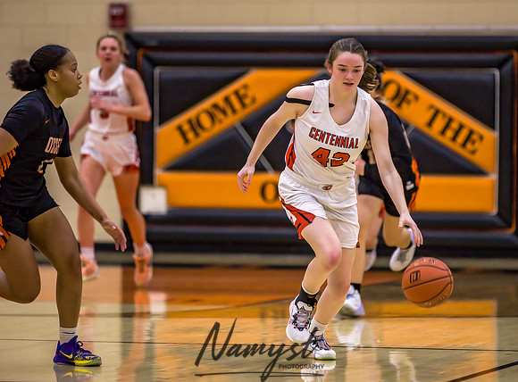 Centennial vs Osseo Girls Varsity Basketball 070