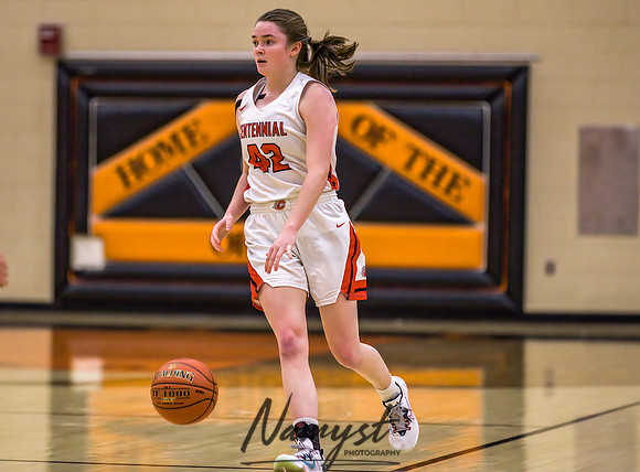 Centennial vs Osseo Girls Varsity Basketball 074