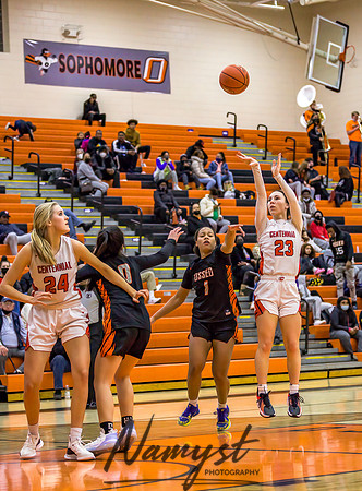 Centennial vs Osseo Girls Varsity Basketball 138