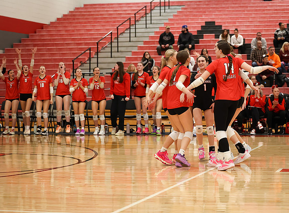 Centennial vs Anoka Girls Varsity Volleyball 160