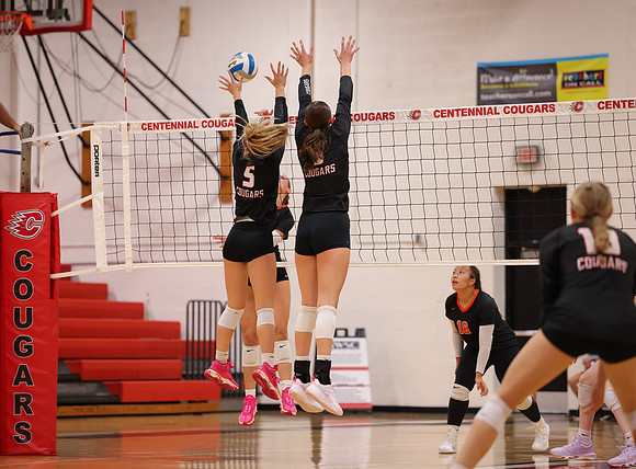 Centennial vs Osseo Girls Varsity Volleyball 225