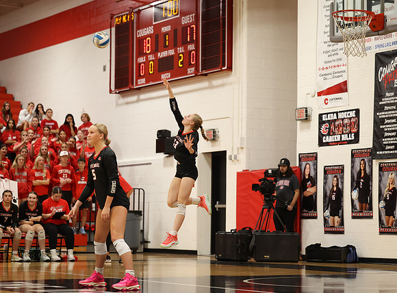 Centennial vs Blaine Girls Varsity Volleyball 80
