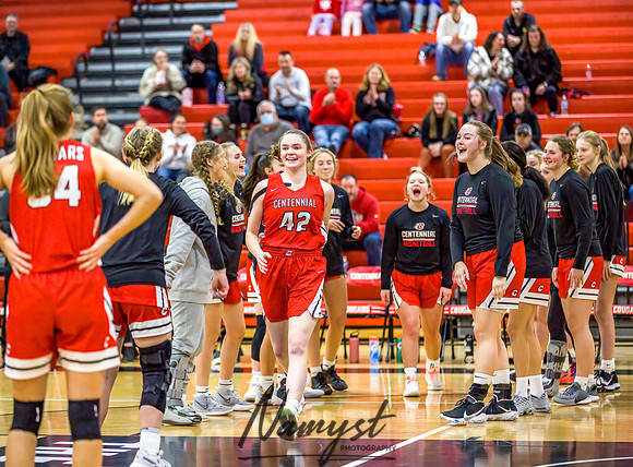 Centennial vs Eden Prairie Girls Varsity Basketball 014