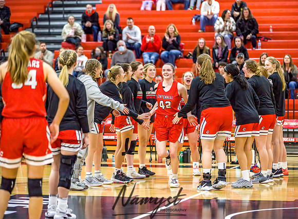 Centennial vs Eden Prairie Girls Varsity Basketball 012