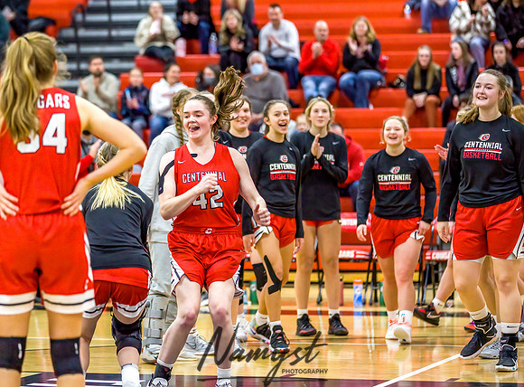 Centennial vs Eden Prairie Girls Varsity Basketball 015