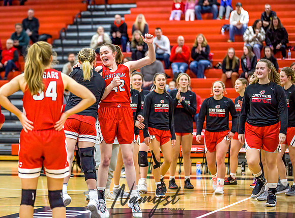 Centennial vs Eden Prairie Girls Varsity Basketball 016