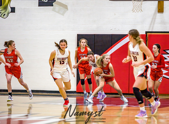 Centennial vs Stillwater Girls Varsity Basketball 081
