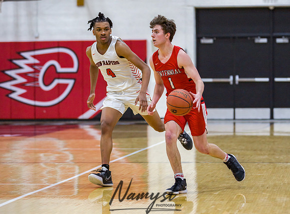 Centennial vs Coon Rapids Boys Varsity Basketball 075