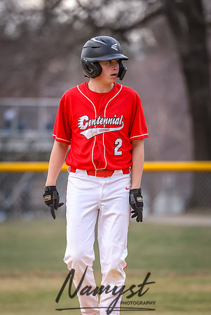 Centennial vs Maple Grove 9th Grade Baseball 345