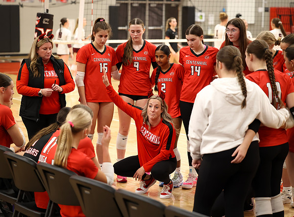 Centennial vs Anoka Girls Varsity Volleyball 197