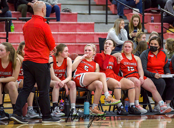 Centennial vs Andover Girls Varsity Basketball 163