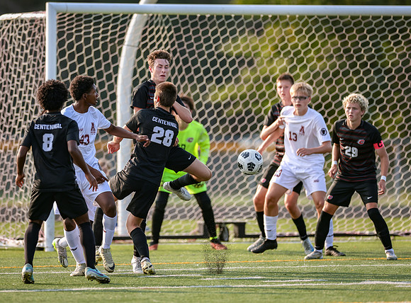 Centennial vs Anoka Varsity Soccer 87