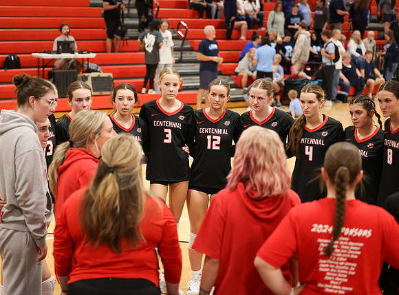 Centennial vs Blaine Girls Varsity Volleyball 359