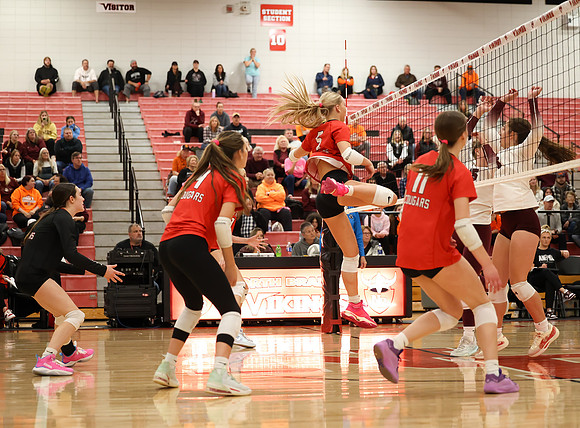Centennial vs Anoka Girls Varsity Volleyball 116
