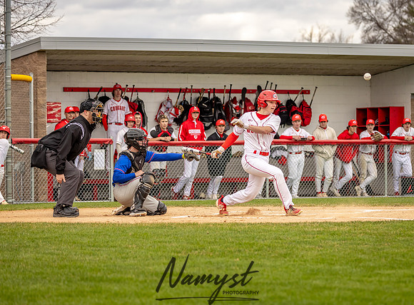 Centennial vs Armstrong Varsity Baseball_226