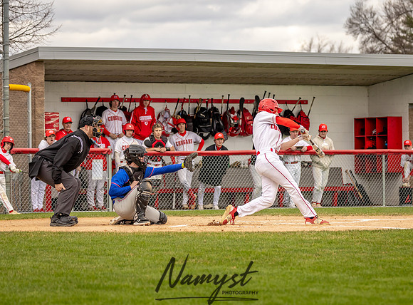 Centennial vs Armstrong Varsity Baseball_243
