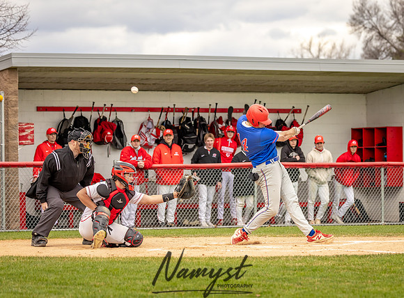 Centennial vs Armstrong Varsity Baseball_334