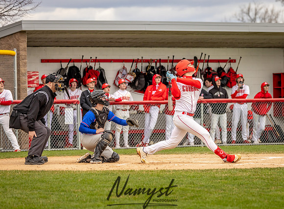 Centennial vs Armstrong Varsity Baseball_353
