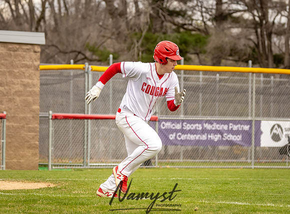 Centennial vs Armstrong Varsity Baseball_376