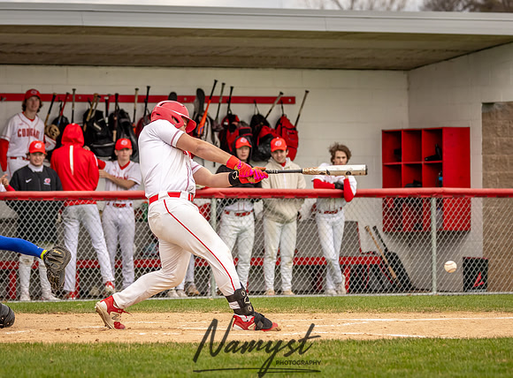 Centennial vs Armstrong Varsity Baseball_397
