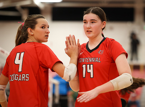 Centennial vs Anoka Girls Varsity Volleyball 224