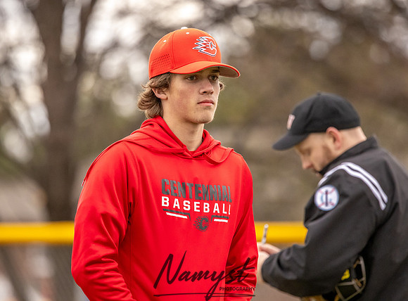 Centennial vs Armstrong Varsity Baseball_795