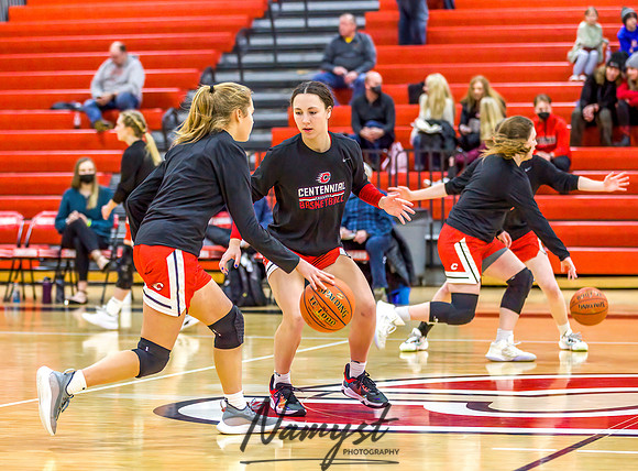 Centennial vs Totino-Grace Girls Varsity Basketball 012