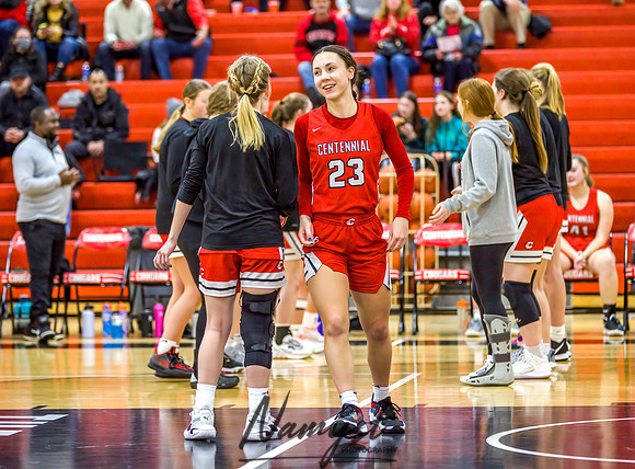 Centennial vs Totino-Grace Girls Varsity Basketball 022