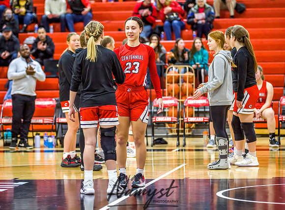 Centennial vs Totino-Grace Girls Varsity Basketball 021