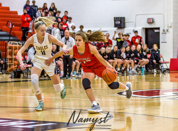 Centennial vs Totino-Grace Girls Varsity Basketball 030