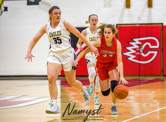 Centennial vs Totino-Grace Girls Varsity Basketball 040