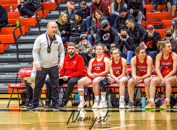 Centennial vs Totino-Grace Girls Varsity Basketball 100